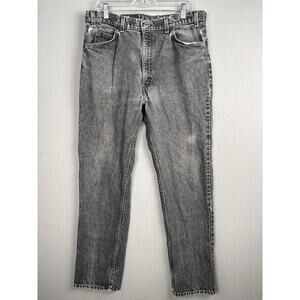 Vintage Levis 505 Jeans Mens 38x32 Gray Acid Wash Straight USA Denim 80s